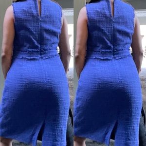 J C Blue dress size 8.
